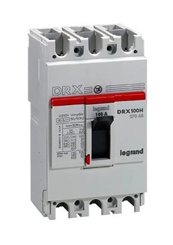Силовой автомат Legrand DRX 125, термомагнитный, 36кА, 3P, 25А