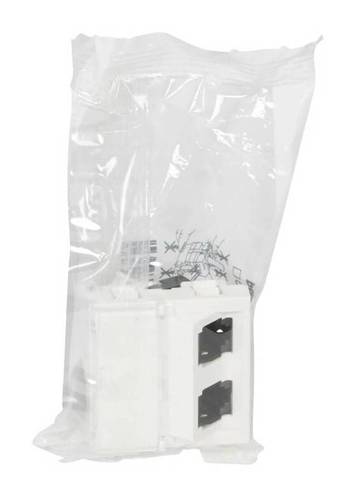 Розетка компьютерная RJ45 Cat.6 Legrand MOSAIC, белый