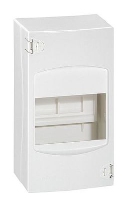Распределительный шкаф Mini S, 4 мод., IP30, навесной, пластик, дверь