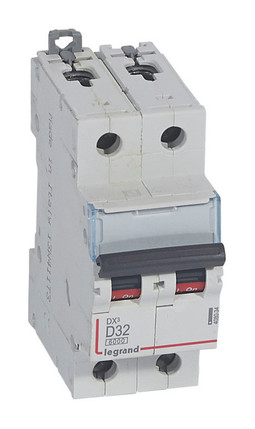 Автоматический выключатель DX³ 2P 32А (D) 6кА