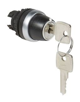 Переключатель с ключом № 455 - Osmoz - для комплектации - без подсветки - IP 66 - 3 положения с фикс