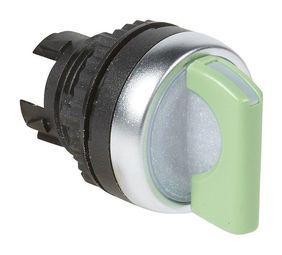 Переключатель - Osmoz - для комплектации - с подсветкой - 2 положения с фиксацией - 45° - зеленый