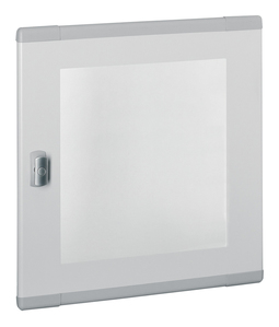 Дверь остекленная плоская XL³ 400 - для шкафов и щитов высотой 1500//1600 мм