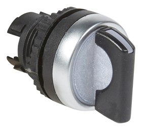 Переключатель - Osmoz - для комплектации - с подсветкой - 2 положения с фиксацией - 90° - чёрный